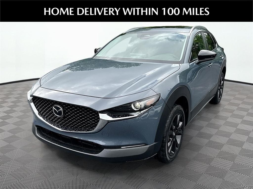 2026 Mazda Mazda CX-30 2.5 S Carbon Edition AWD in Polymetal Gray Metallic — front three-quarter view