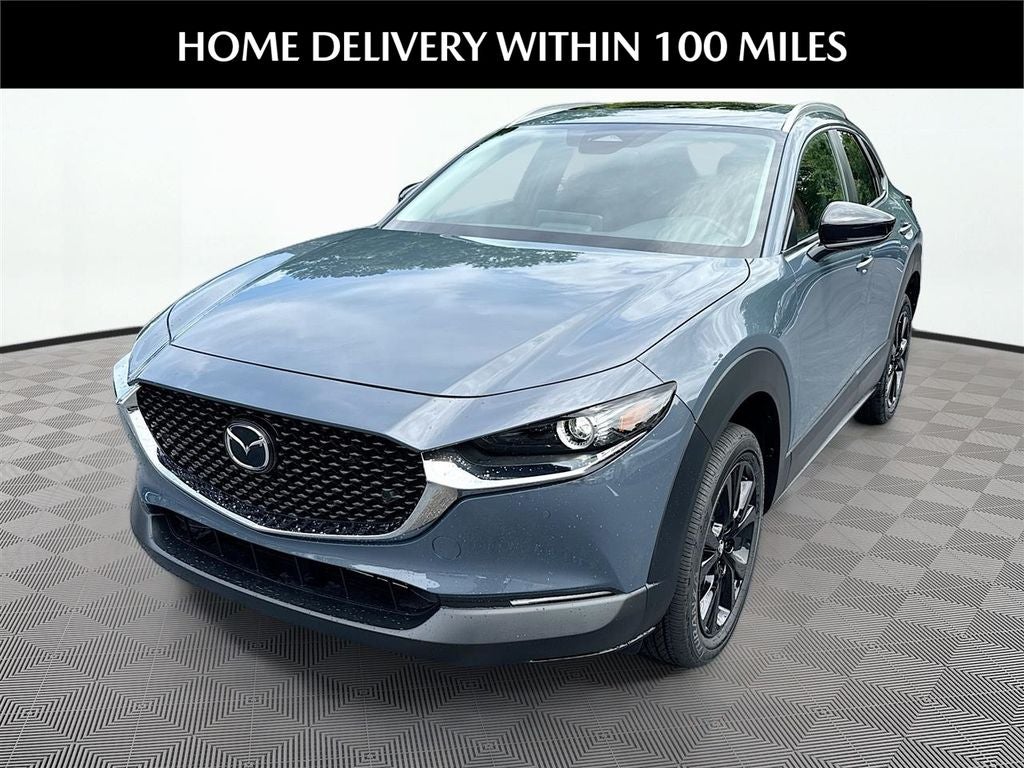 2026 Mazda Mazda CX-30 2.5 S Carbon Edition AWD in Polymetal Gray Metallic — front three-quarter view
