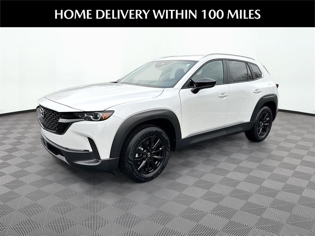 2026 Mazda Mazda CX-50 2.5 S Select AWD in Wind Chill Pearl — front three-quarter view