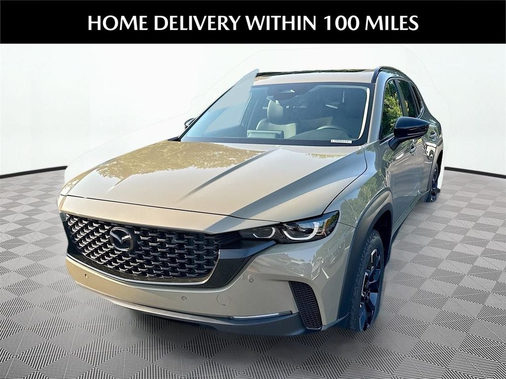2026 Mazda Mazda CX-50 2.5 S Meridian Edition AWD in Zircon Sand Metallic — front three-quarter view