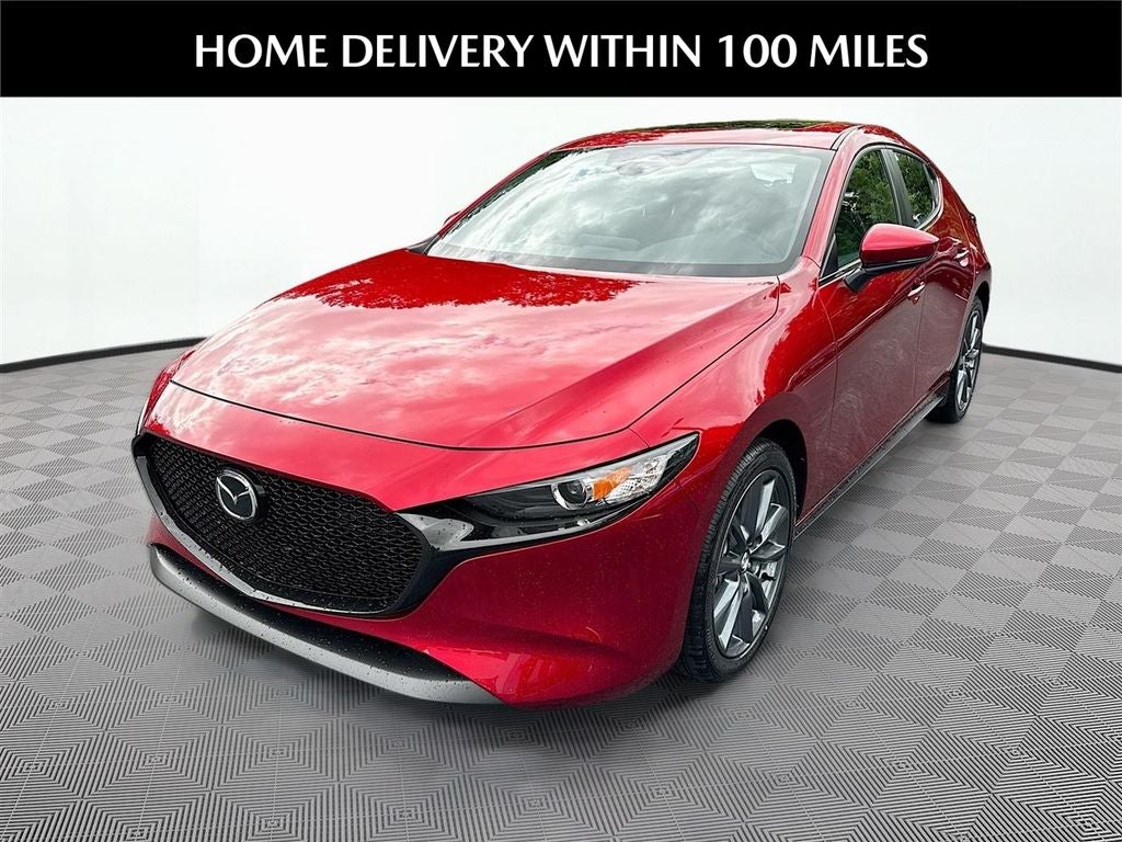 2026 Mazda Mazda3 Hatchback 2.5 S Preferred in Soul Red Crystal Metallic — front three-quarter view