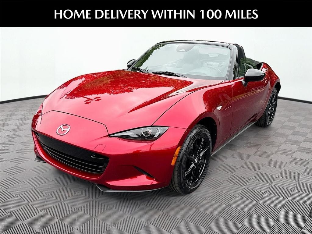 2026 Mazda Mazda MX-5 Miata Sport in Soul Red Crystal Metallic — front three-quarter view