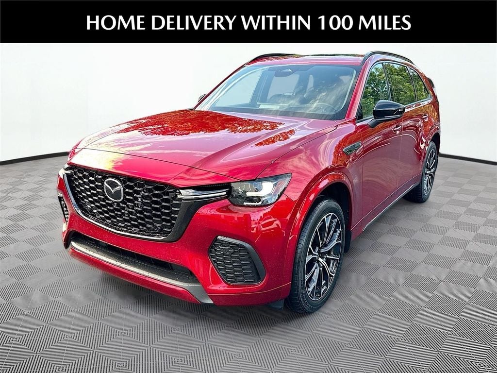 2026 Mazda Mazda CX-70 3.3 Turbo S Premium AWD in Soul Red Crystal Metallic — front three-quarter view