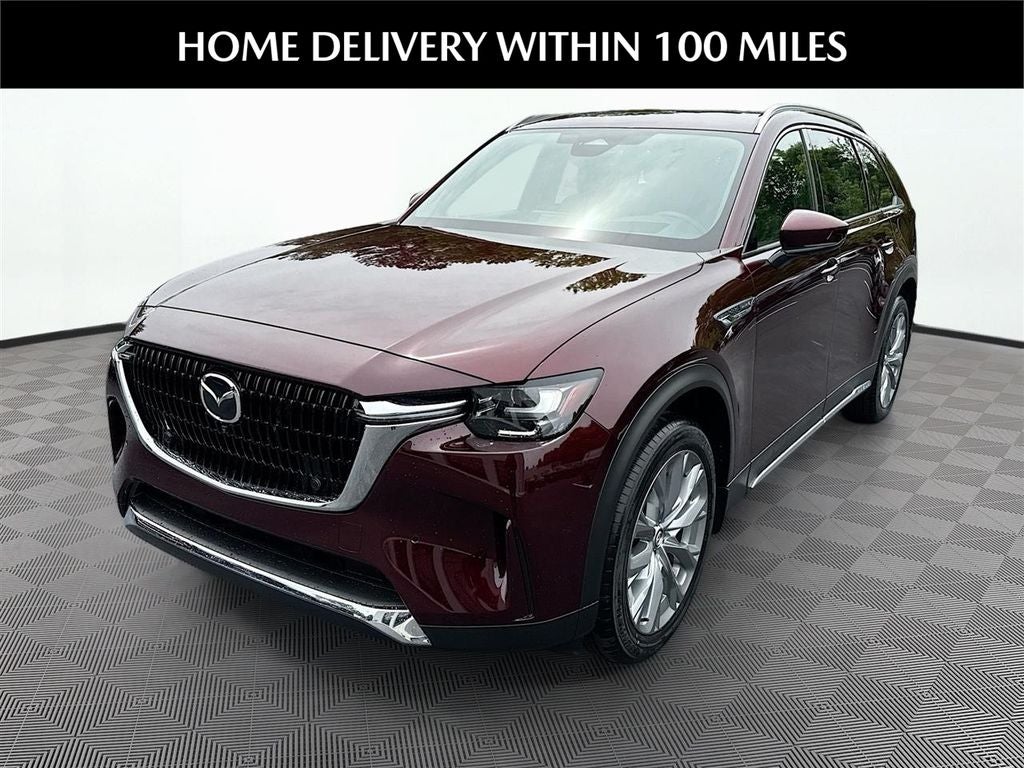 2026 Mazda Mazda CX-90 3.3 Turbo Premium Plus AWD in Artisan Red Premium — front three-quarter view