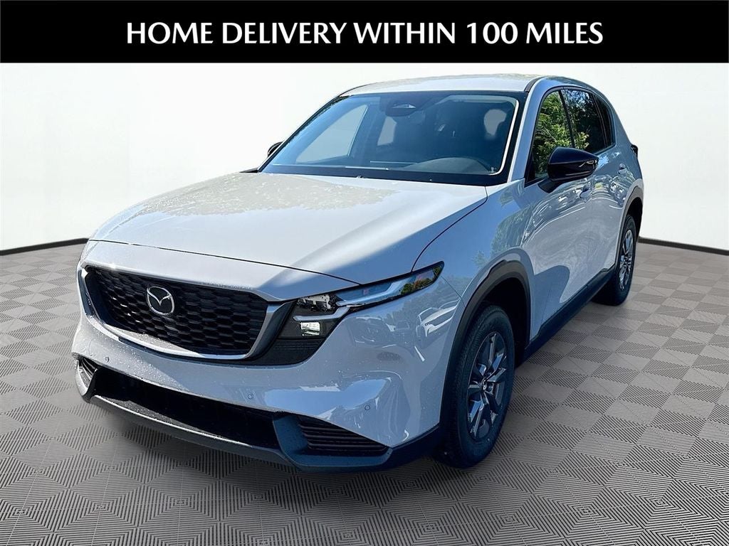 2026 Mazda Mazda CX-5 2.5 S Select AWD in Aero Gray Metallic — front three-quarter view