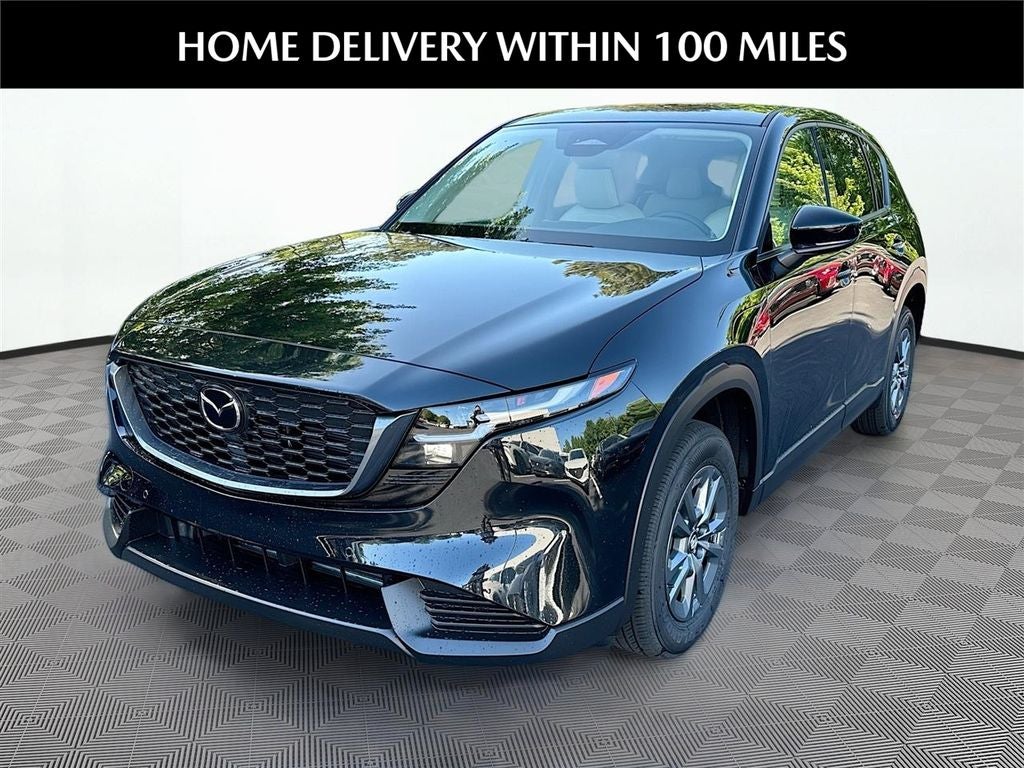2026 Mazda Mazda CX-5 2.5 S Select AWD in Jet Black Mica — front three-quarter view