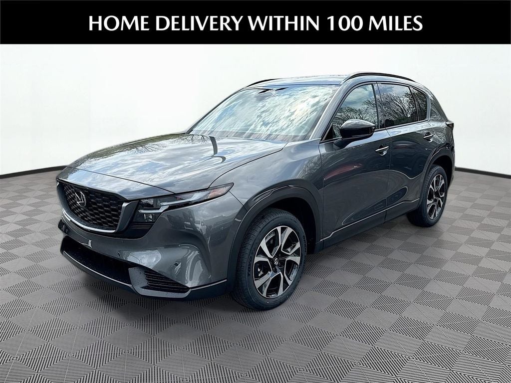 2026 Mazda Mazda CX-5 2.5 S Preferred AWD in Machine Gray Metallic — front three-quarter view