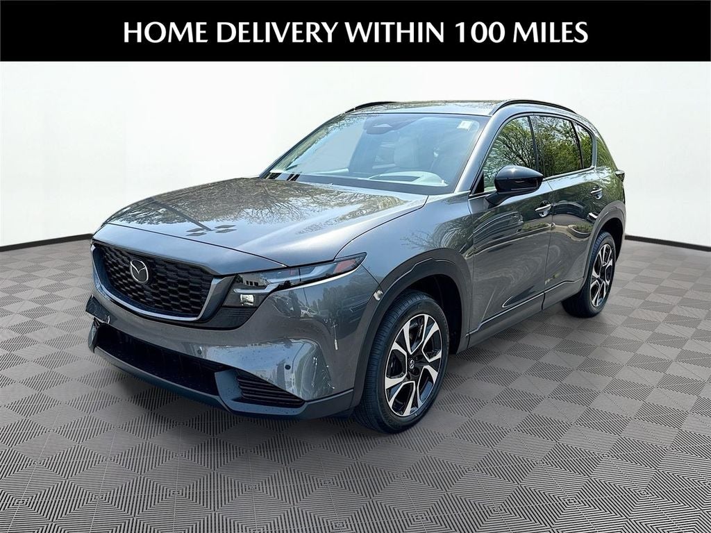 2026 Mazda Mazda CX-5 2.5 S Preferred AWD in Machine Gray Metallic — front three-quarter view