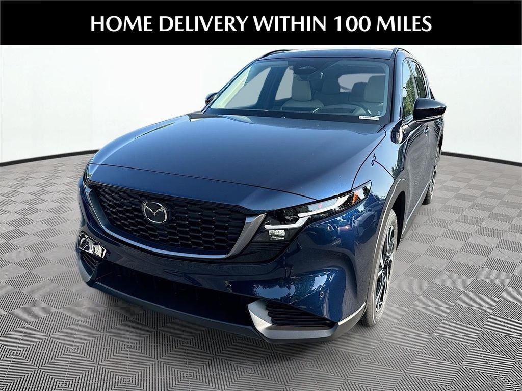2026 Mazda Mazda CX-5 2.5 S Preferred AWD in Navy Blue Mica — front three-quarter view
