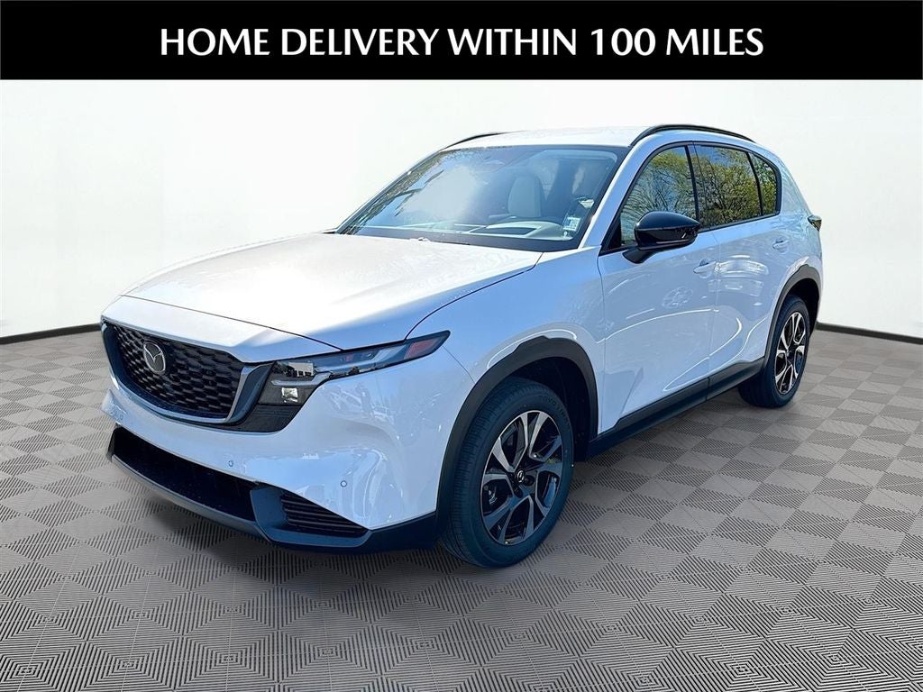 2026 Mazda Mazda CX-5 2.5 S Preferred AWD in Rhodium White Metallic — front three-quarter view