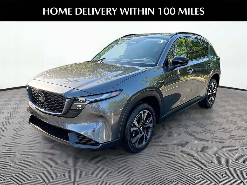 2026 Mazda Mazda CX-5 2.5 S Preferred AWD in Machine Gray Metallic — front three-quarter view