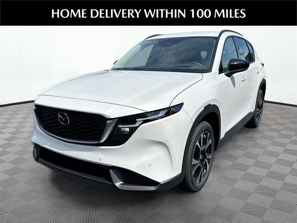 2026 Mazda Mazda CX-5 2.5 S Preferred AWD in Rhodium White Metallic — front three-quarter view