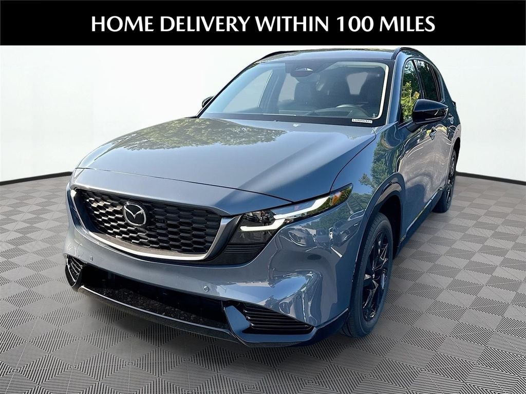 2026 Mazda Mazda CX-5 2.5 S Premium AWD in Polymetal Gray Metallic — front three-quarter view