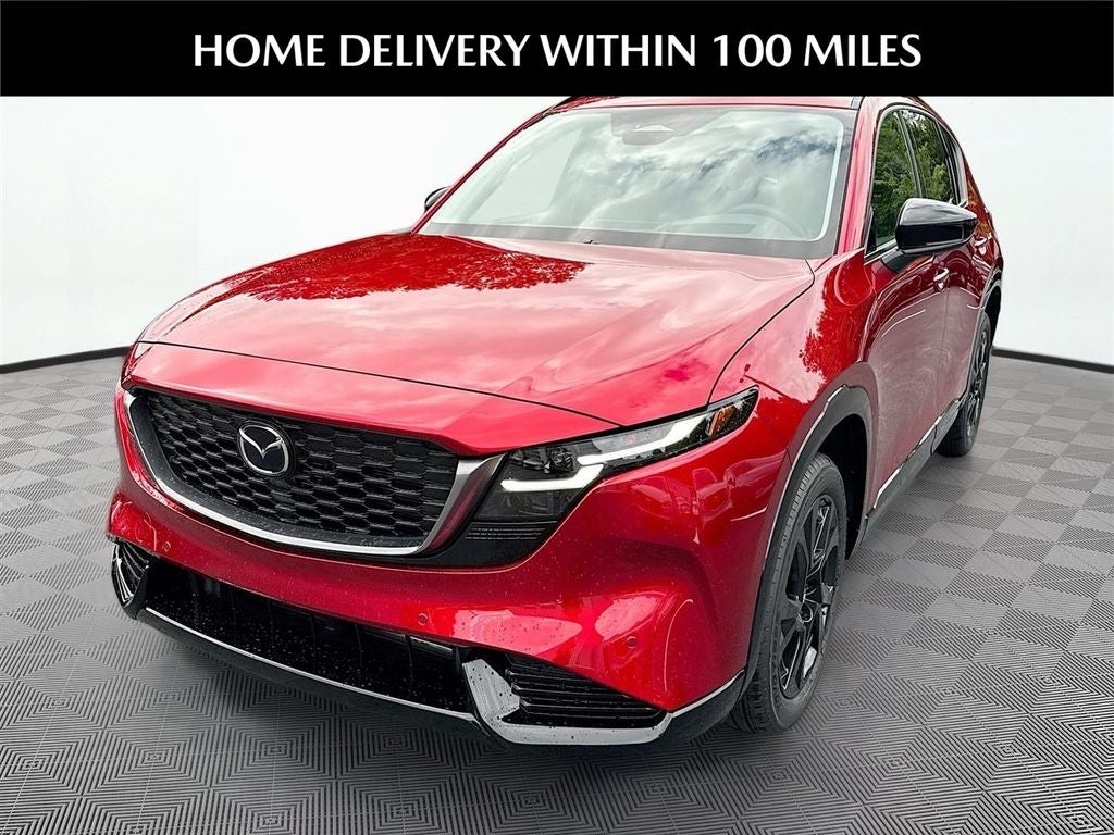 2026 Mazda Mazda CX-5 2.5 S Premium AWD in Soul Red Crystal Metallic — front three-quarter view