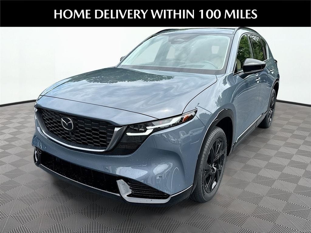 2026 Mazda Mazda CX-5 2.5 S Premium Plus AWD in Polymetal Gray Metallic — front three-quarter view