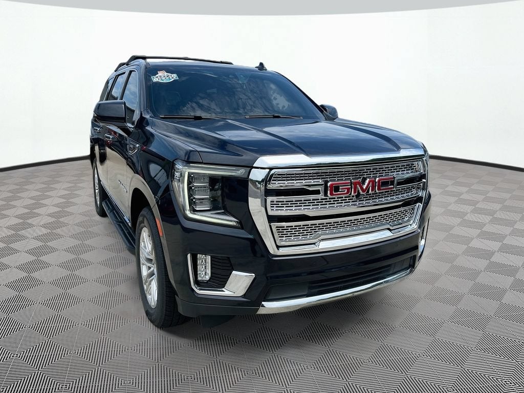 2022 GMC Yukon — rear three-quarter view