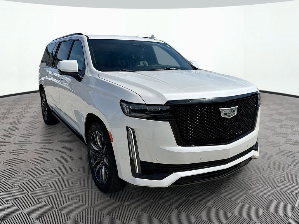2021 Cadillac Escalade ESV — rear three-quarter view