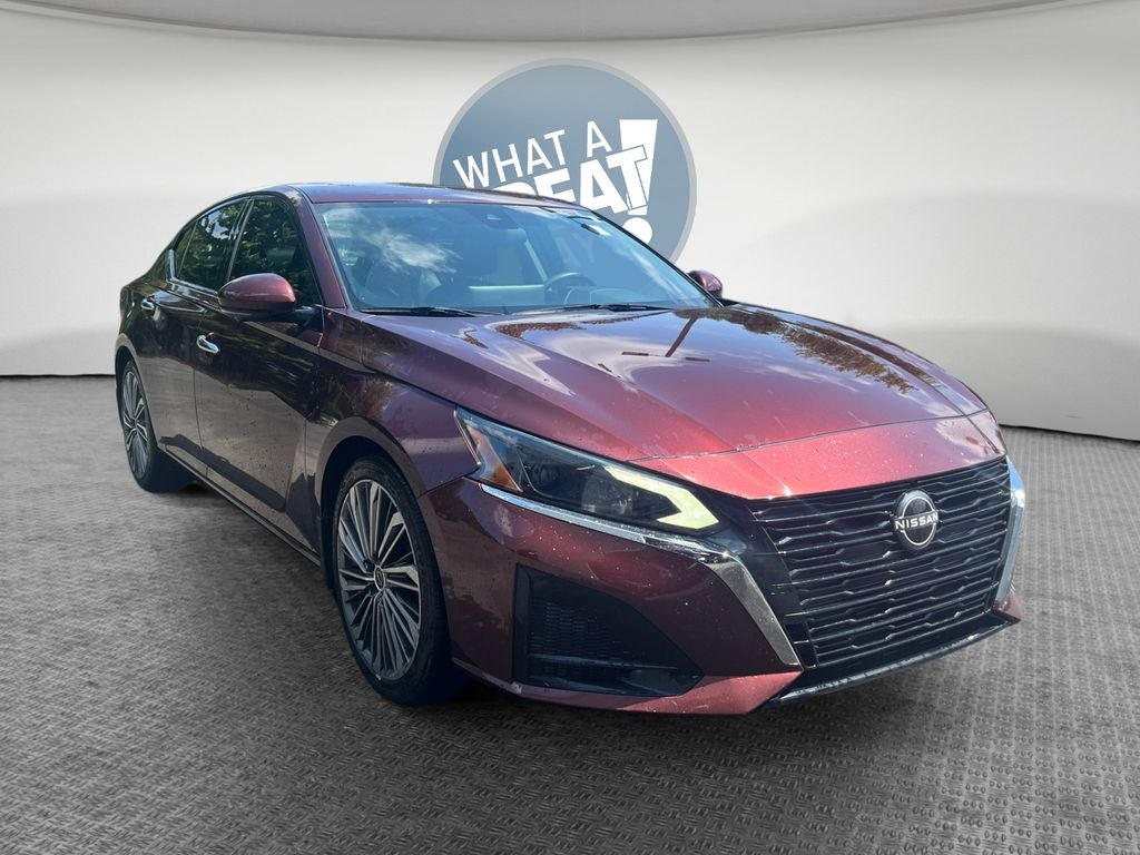 2023 Nissan Altima 2.5 SL in Garnet Pearl Metallic — front three-quarter view