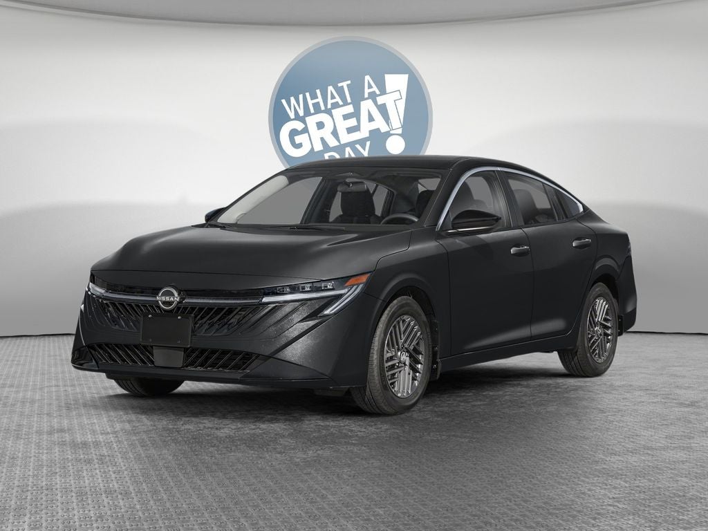 2026 Nissan Sentra SL in Super Black — front three-quarter view
