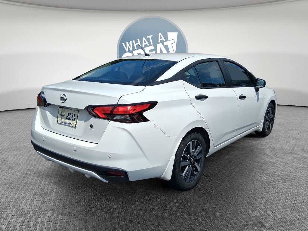 2025 Nissan Versa — rear three-quarter view